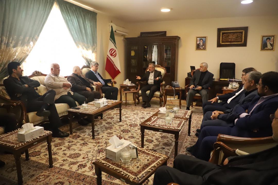 دیدار نایب رئیس شورای شهر تهران و سرکنسول ایران در نجف دیدار نایب رئیس شورای شهر تهران و سرکنسول ایران در نجف